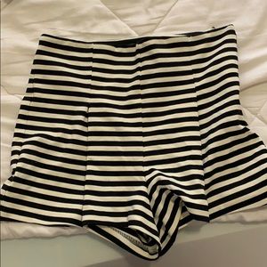 Striped Free People shorts